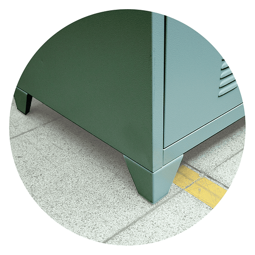 LOCKER 2 CUERPOS 4 CASILLEROS 7