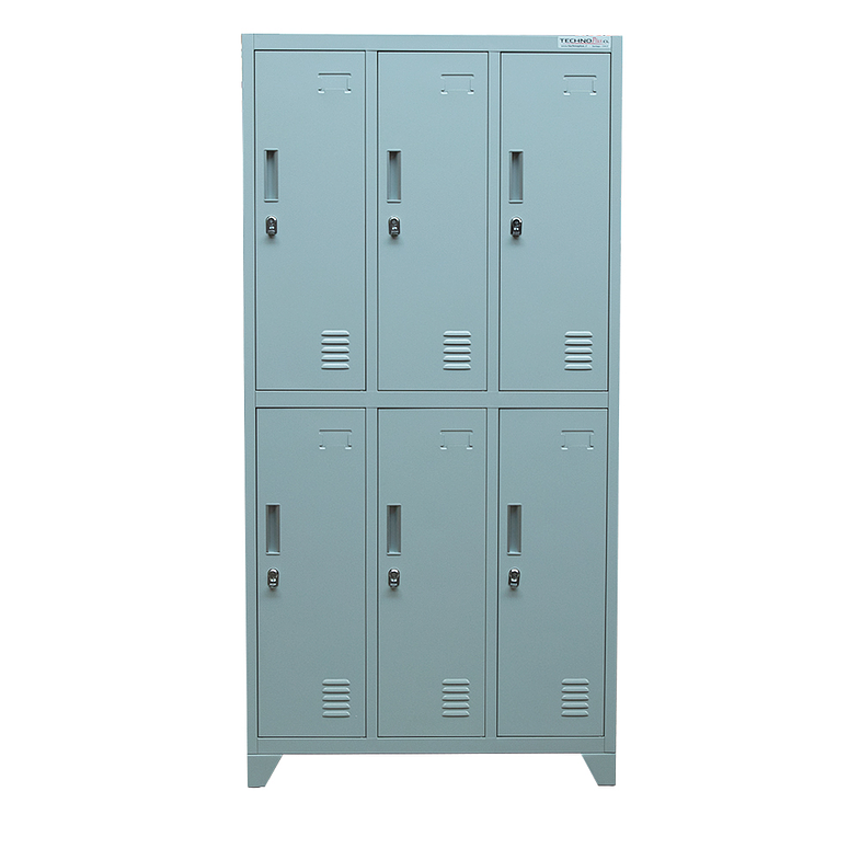 LOCKER 3 CUERPOS 6 CASILLEROS 1