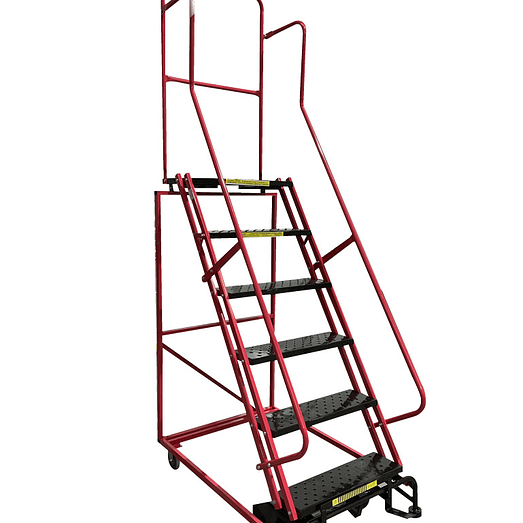 ESCALERA TIPO AVION ACERO 6 PELDAÑOS 1.5 MTS TECNOPLUS 1