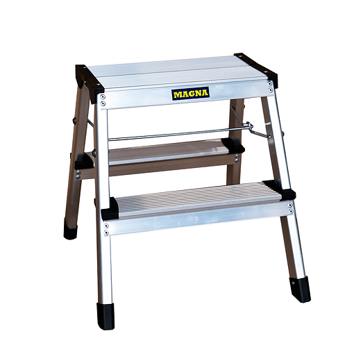 PISO ESCALERA PLEGABLE 2 PELDAÑOS ALUMINIO MAGNA 1