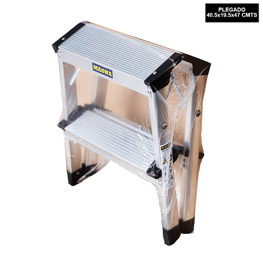 PISO ESCALERA PLEGABLE 2 PELDAÑOS ALUMINIO MAGNA 4