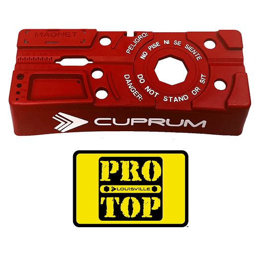 ESCALERA TIJERA FIBRA DE VIDRIO 10 PELDAÑOS TAPA PRO TOP CUPRUM 3