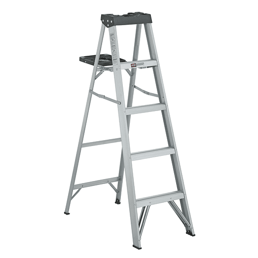 ESCALERA ALUMINIO TIJERA 5 PELDAÑOS 90 KG CUPRUM 1