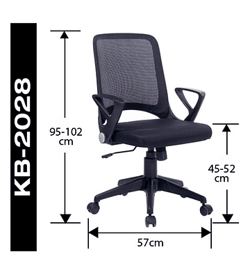  SILLA EJECUTIVA BASIC ERGONOMICA TECNOPLUS