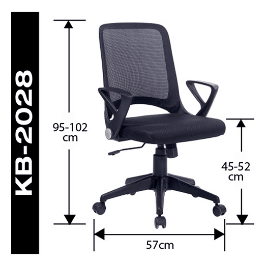  SILLA EJECUTIVA BASIC ERGONOMICA TECNOPLUS 2