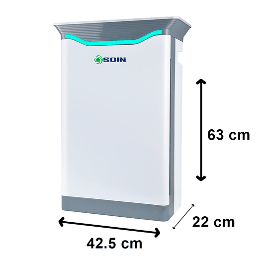 PURIFICADOR DE AIRE CON FILTRO HEPA Y REPUESTO GRATIS 2