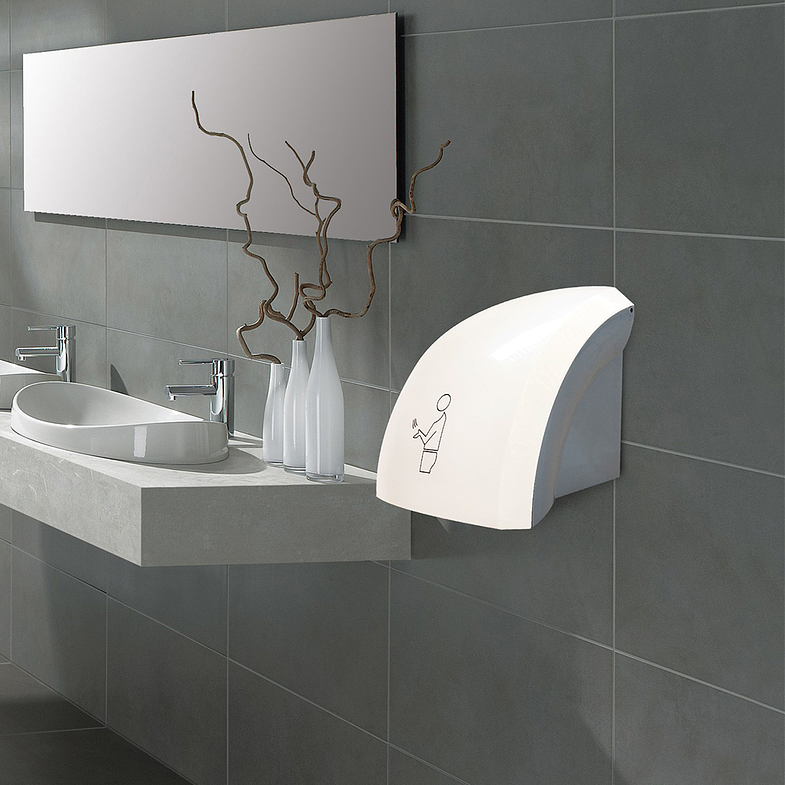 SECADOR DE MANOS AIRE CALIENTE 1600 W 3