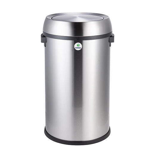 BASURERO ACERO INOXIDABLE CON TAPA GIRATORIA 65 L SOIN 1