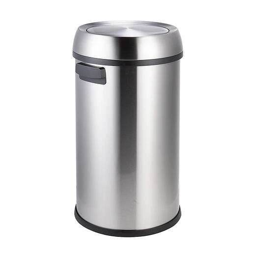 BASURERO ACERO INOXIDABLE CON TAPA GIRATORIA 65 L SOIN 4