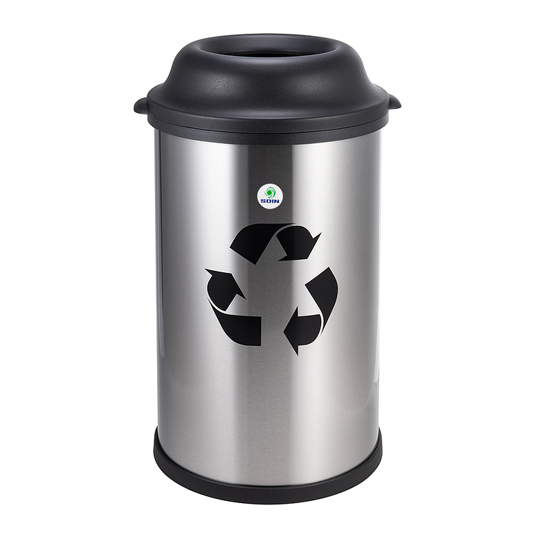 BASURERO ACERO INOXIDABLE 50 L SOIN 1