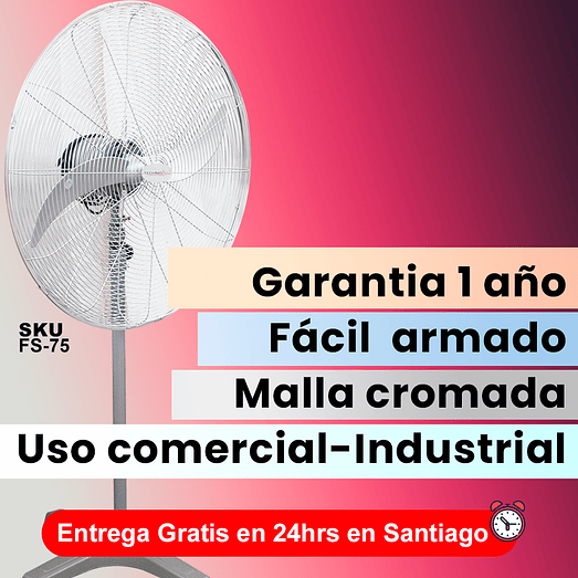 VENTILADOR DE PEDESTAL 30