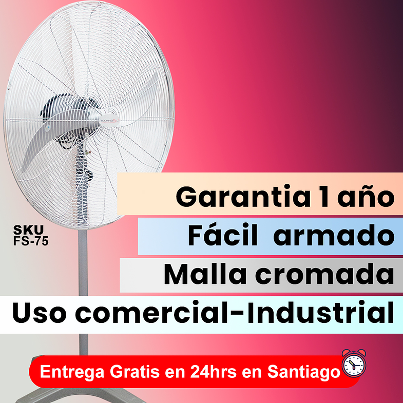 VENTILADOR DE PEDESTAL 30