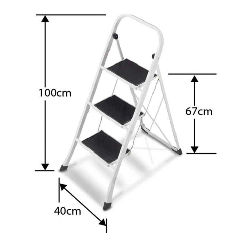 PISO ESCALERA METALICO 3 PELDAÑOS 150 KG MAGNA 2
