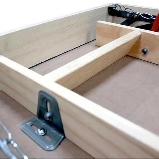 ESCALERA DE ATICO 120 cm x 70 cm  (2,80 m) 3