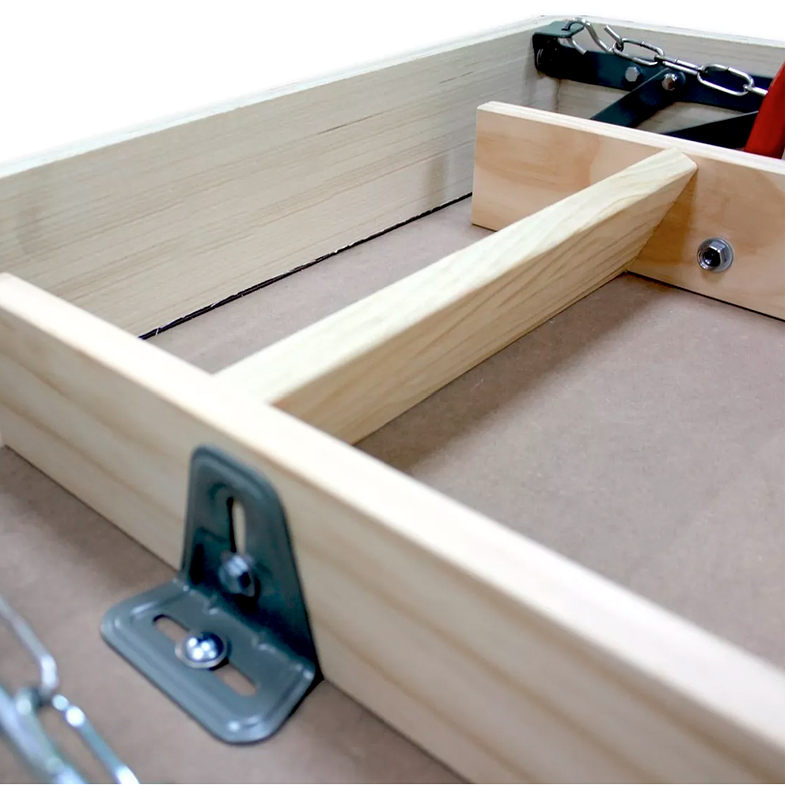 ESCALERA DE ATICO 120 cm x 70 cm  (2,80 m) 3