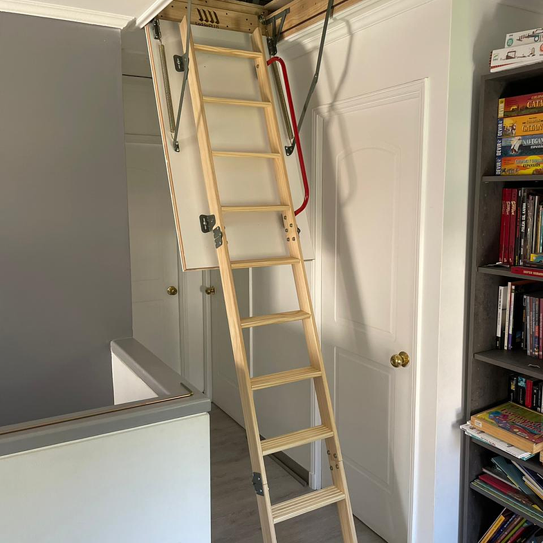 ESCALERA DE ATICO 120 cm x 70 cm  (2,80 m) 6