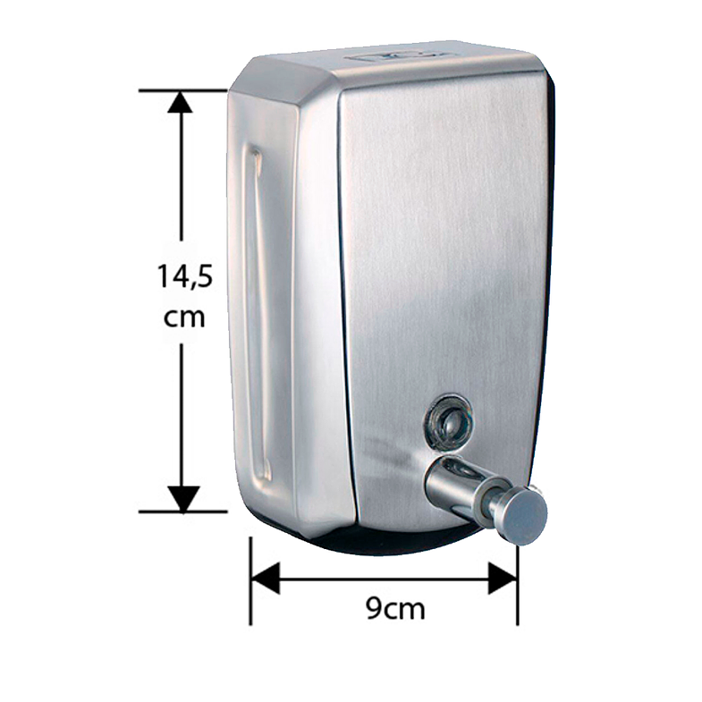 DISPENSADOR MANUAL DE JABON 500ML 2