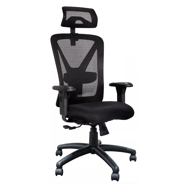  SILLA GERENCIAL BASE NYLON ERGONOMICA TECNOPLUS 1