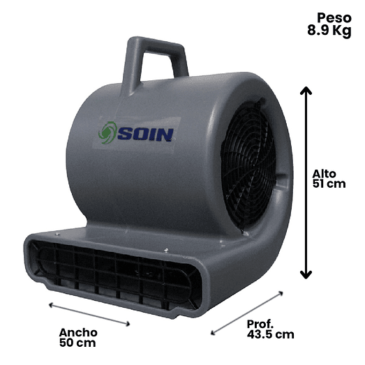  SOPLADOR AIRE FRIO INDUSTRIAL 850 W SOIN 2