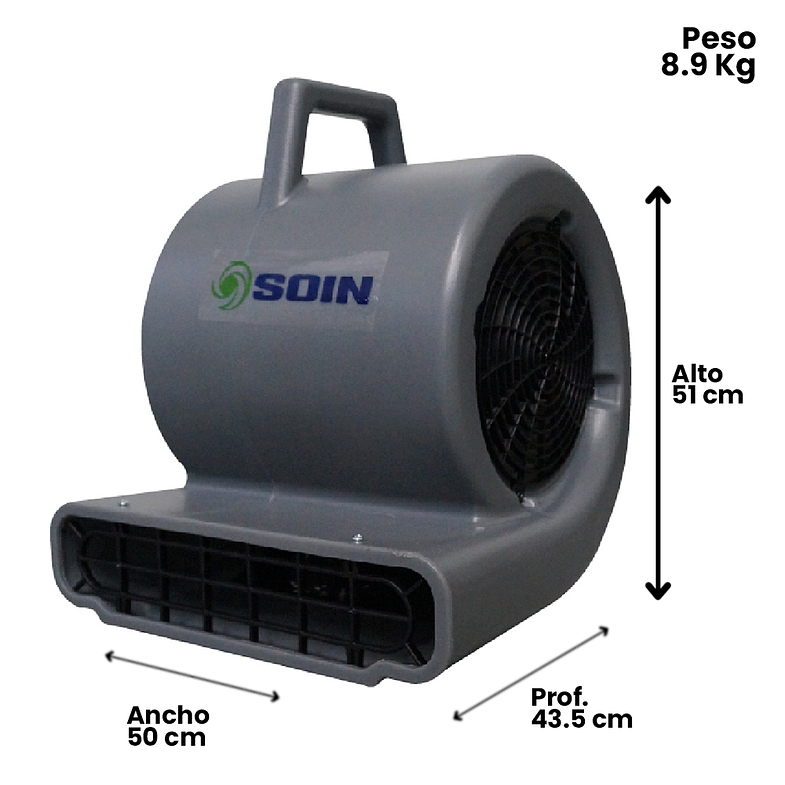  SOPLADOR AIRE FRIO INDUSTRIAL 850 W SOIN 2