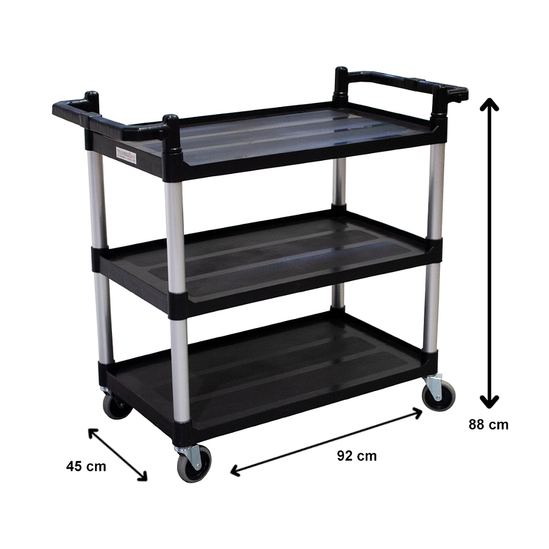 CARRO NEGRO - 70KG - 92x45x88cm 2