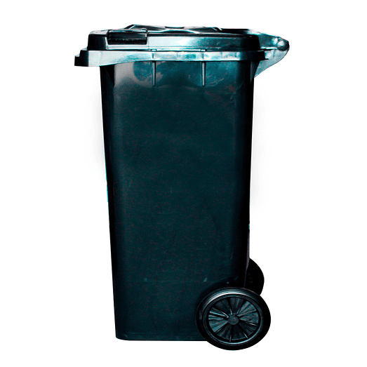 CONTENEDOR DE BASURA GRIS CON RUEDAS 240 L SOIN 3