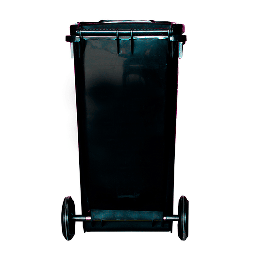 CONTENEDOR DE BASURA GRIS CON RUEDAS 240 L SOIN 4