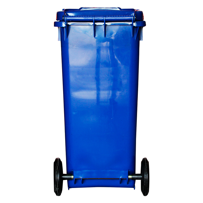 CONTENEDOR DE BASURA AZUL CON RUEDAS 240 L SOIN 3