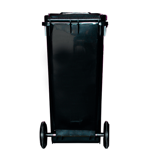 CONTENEDOR DE BASURA GRIS CON RUEDAS 120 L SOIN 3