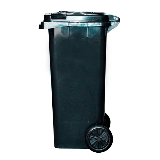 CONTENEDOR DE BASURA GRIS CON RUEDAS 120 L SOIN 4