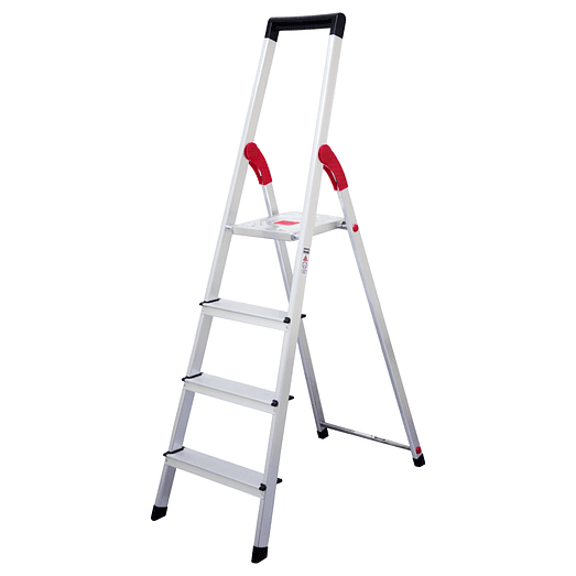 ESCALERA ALUMINIO TIJERA 4 PELDAÑOS MAGNA 1