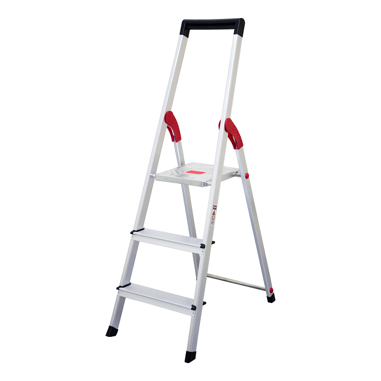 ESCALERA ALUMINIO TIJERA 3 PELDAÑOS MAGNA 1