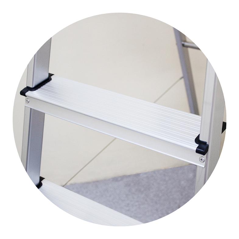 ESCALERA ALUMINIO TIJERA 6 PELDAÑOS MAGNA 4