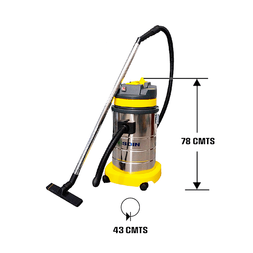 ASPIRADORA INDUSTRIAL POLVO AGUA 30 L SOIN 2