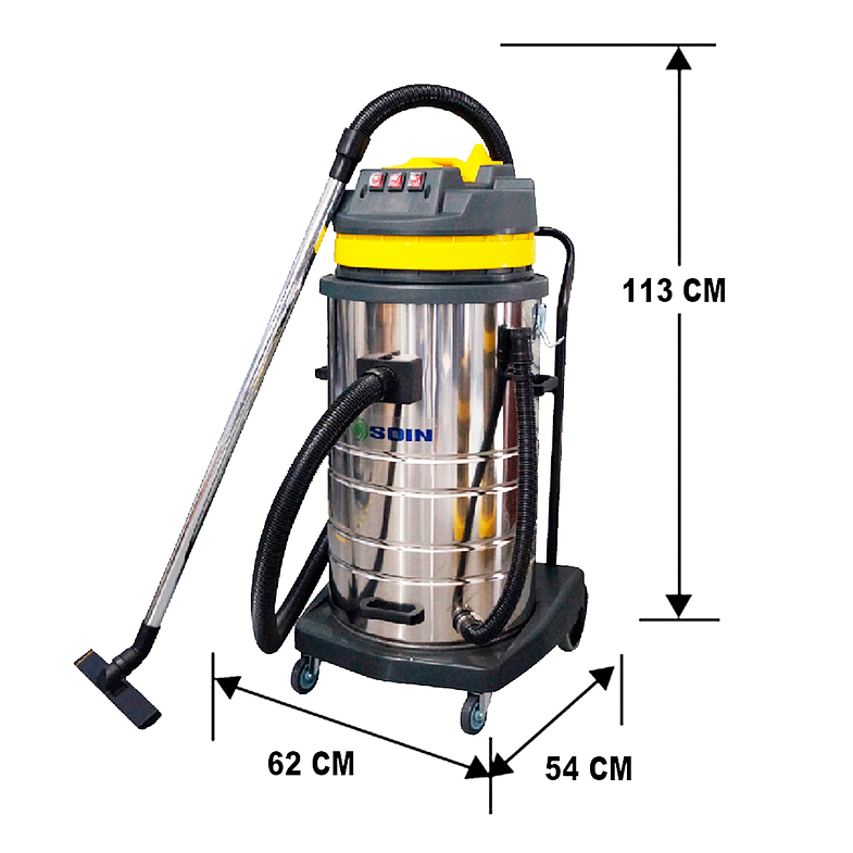 ASPIRADORA POLVO AGUA 80 L SOIN 2