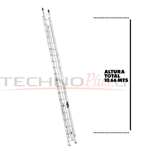 ESC. EXTENSION ALUMINIO 40 PELDAÑOS 10.66M 2