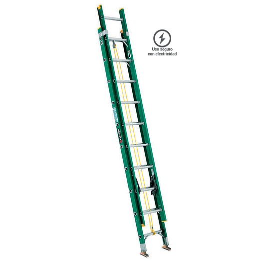 ESCALERA FIBRA VIDRIO TELESCOPICA 5.19 MTS CUPRUM 1