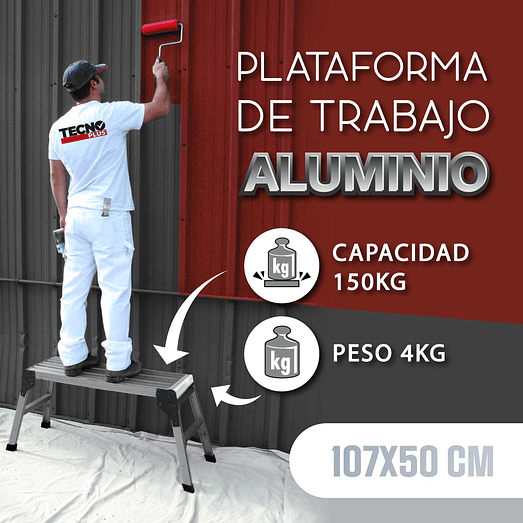 ESCALERA PLATAFORMA ALUMINIO 50 CM MAGNA 4