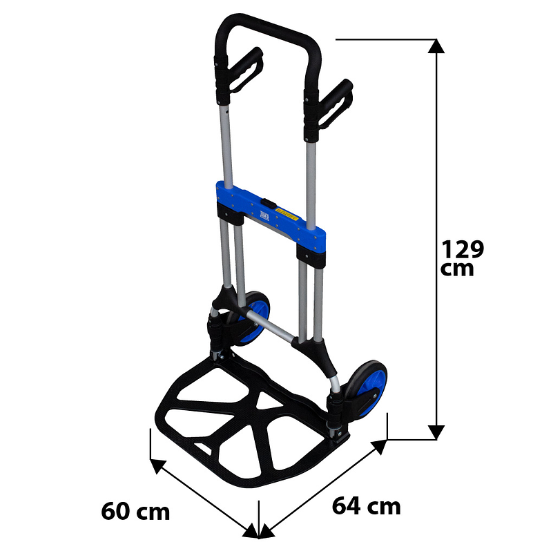 CARRO ALUMINIO PLEGABLE 150 KG 2