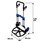 CARRO ALUMINIO PLEGABLE 150 KG - Miniatura 2