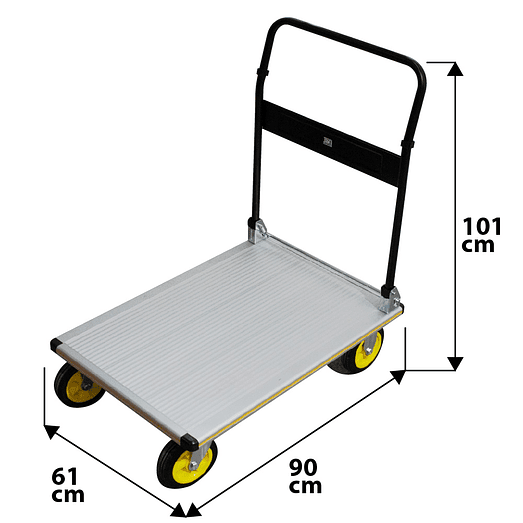 CARRO ALUMINIO MANGO ABATIBLE 200 KG 2