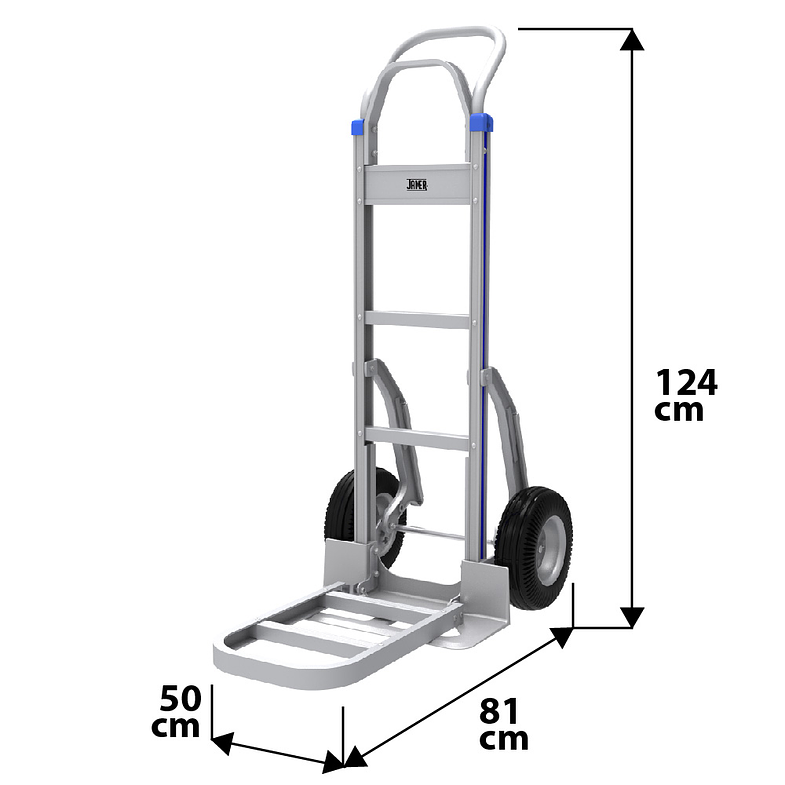 CARRO ALUMINIO BANDEJA PLEGABLE 200 KG 2