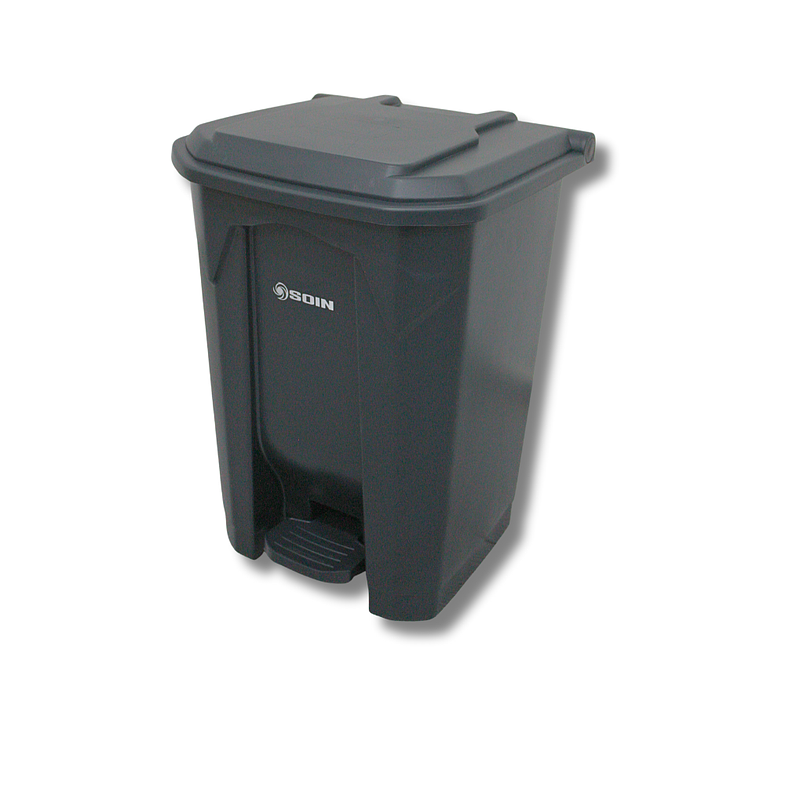 CONTENEDOR PLASTICO CON PEDAL 50 L SOIN 4