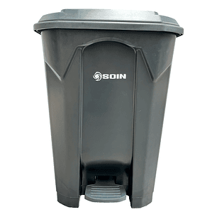 BASURERO PLÁSTICO 80L CON PEDAL SOIN