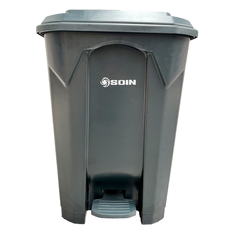 BASURERO PLÁSTICO 80L CON PEDAL SOIN 1