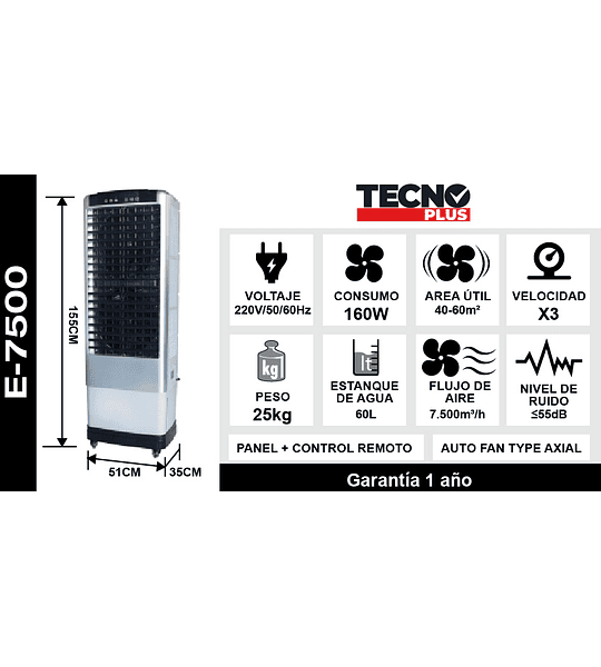  ENFRIADOR DE AIRE INDUSTRIAL 7.500 m3/h