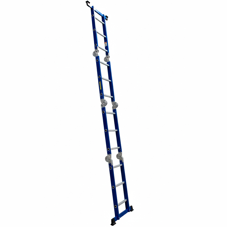 ESCALERA MULTIPROPÓSITO ARTICULADA ACERO 3.5 M 6