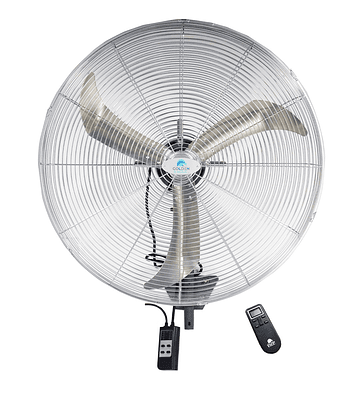 VENTILADOR INDUSTRIAL DE MURO 30” CON CONTROL REMOTO