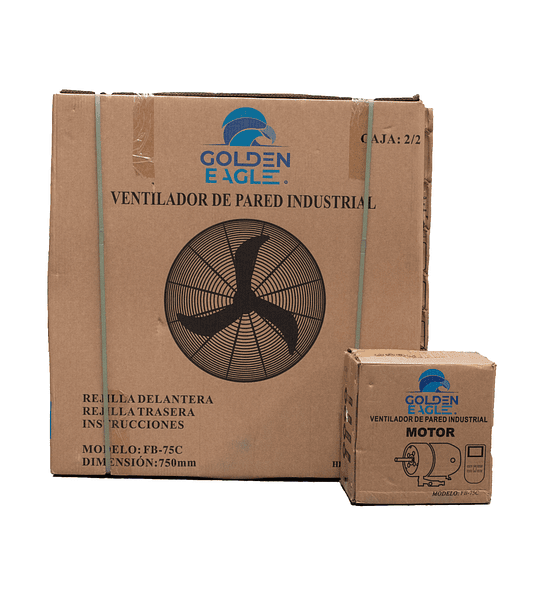 VENTILADOR INDUSTRIAL DE MURO 30” CON CONTROL REMOTO