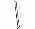 ESCALERA MULTIPROPÓSITO ARTICULADA ACERO 3.5 M